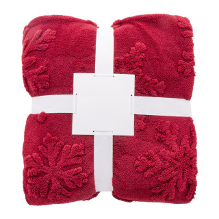 Weihnachtsdecke, RPET Valsatra, burgund