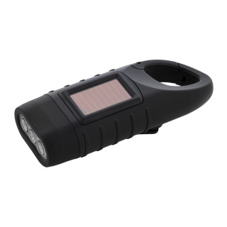 RABS Solar-Dynamo-Taschenlampe Diluto, schwarz