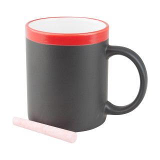 Tasse Holka, schwarz/rot