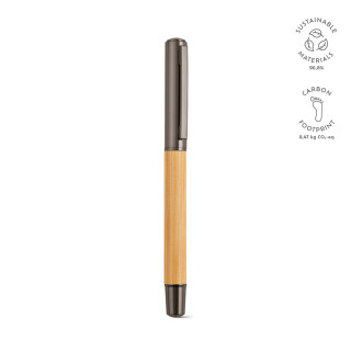 "Aeschylus Pen" Kugelschreiber aus Bambus und recyceltem Edelstahl, gun metal