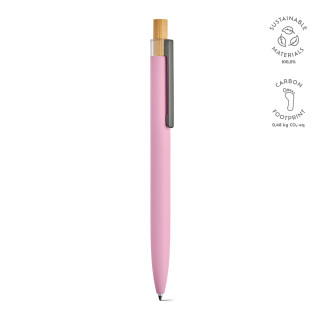 Tolkien Kugelschreiber. Recy.Aluminium, Bambus und rPET, rosa