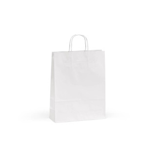"Etna M Kraft Bag" weiße FSC®-Kraftpapiertasche (90 g/m²), weiß