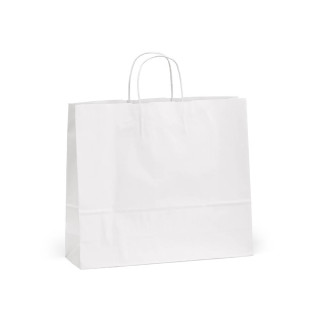 "Etna XL Kraft Bag" weiße FSC®-Kraftpapiertasche (100 g/m²), weiß