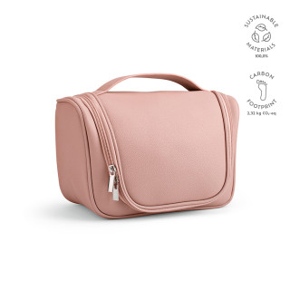 Shanghai 5L Hängekulturtasche, rPU, mit Tragegriff und Haken, rosa
