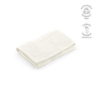 Donatello S Handtuch recyceltes Baumwolle 370g/m². Hergestellt in Portugal, weiß