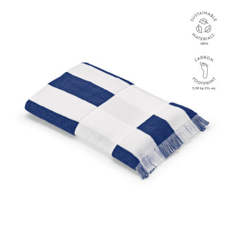 "Amadeo Towel" Badetuch aus recycelter Baumwolle (450 g/m²), blau