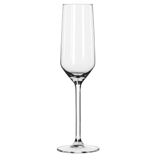 Moderner Sektkelch "Carre" aus Soda Lime Glas, 22 cl, klarglas