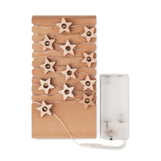 MILKY WAY Lichterstrang mit 20 LEDs, holz