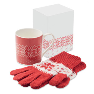 COPITO SET Winterliches Geschenkset, dunkelrot