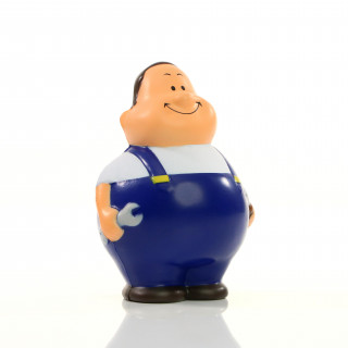 Schrauber Bert® Anti-Stress-Figur, blau, one size