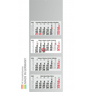 4-Monats-Kalender Quadro Light 4 Bestseller inkl. 4C-Druck, Österreich