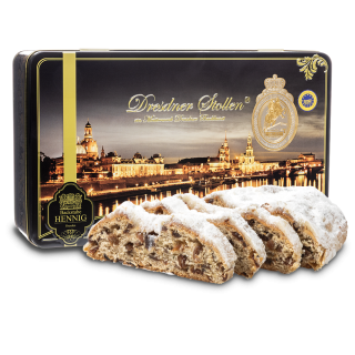 1000g Dresdner Stollen® in Geschenkdose "Königliche Edition"