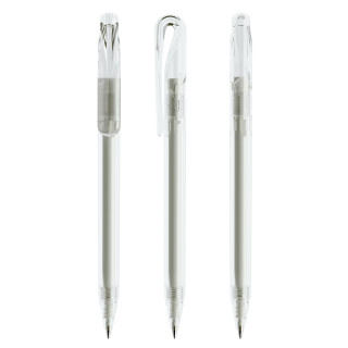 prodir DS1 TTT Twist Kugelschreiber, transparent, Schreibfarbe: blau