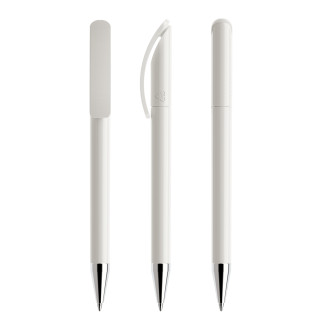 prodir DS3 TPC Twist Kugelschreiber, weiß, Schreibfarbe: blau