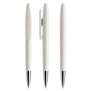 prodir DS5 TPC Twist Kugelschreiber, weiß, Schreibfarbe: blau