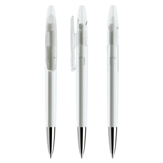 prodir DS5 TTC Twist Kugelschreiber, transparent, Schreibfarbe: blau