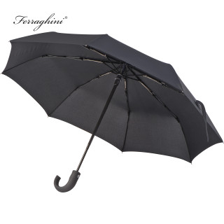 Ferraghini Taschenschirm aus Pongee MARGARETE, schwarz