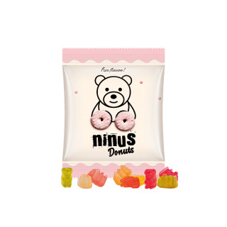 Minitüte, 7 g, Folie weiß, Basic Bärchen mini 