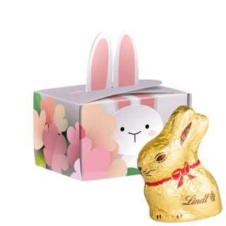 Geschenkbox Mini "Hasenohren", Lindt Osterhase