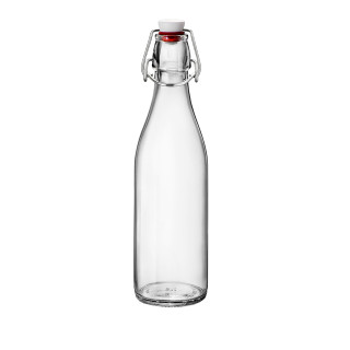 Glasflasche "Giara" mit Bügelverschluss, 0,5 l, klarglas