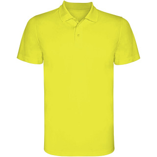Monzha Sport Poloshirt für Kinder, fluor yellow, 104 (3-4 Jahre)