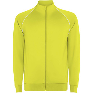 Valier Kinder Sweatshirt mit durchgehendem Reißverschluss, fluorgelb, 104 (3-4 Jahre)