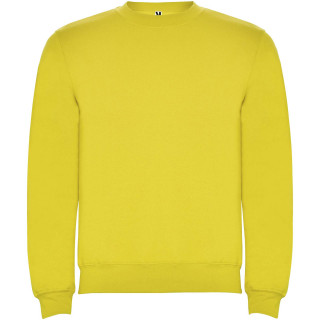 Clasica Sweatshirt mit Rundhalsausschnitt für Kinder, gelb, 104 (3-4 Jahre)