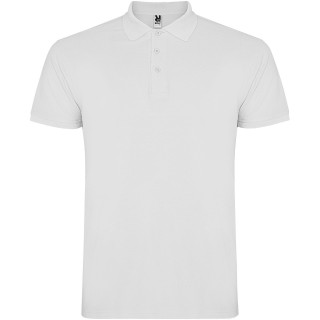 Star Poloshirt für Kinder, weiß, 104 (3-4 Jahre)