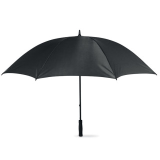 GRUSO Regenschirm mit Softgriff, schwarz