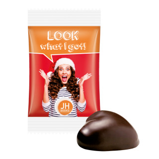 WEISS Lebkuchenherz, Folie weiß