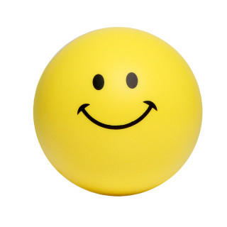 Ball Smile-Gesicht Anti-Stress-Handtrainer, gelb, one size