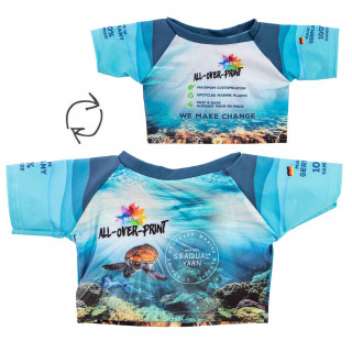 Mini-T-Shirt mit All-Over-Print für Plüschtiere, Seaqual, S