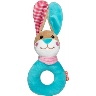 Greifling Hase, rund mit Rassel, multicolour