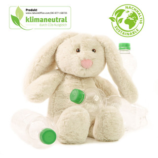 Kuscheltier RecycelHase, creme, S