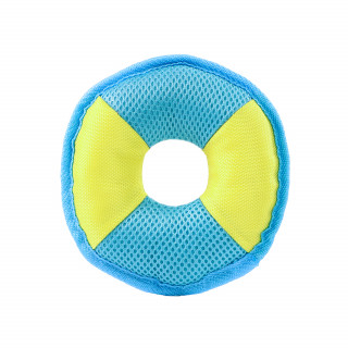 Hundespielzeug Flying Disc, gelb-blau,S