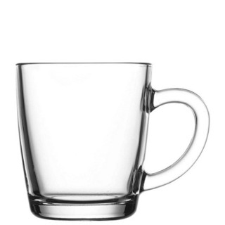 Glastasse, klarglas, gehärtet, Inhalt 34 cl