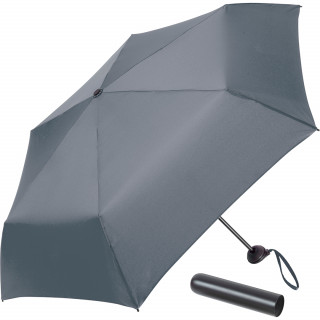 Mini-Taschenschirm FARE Tube®, grau-schwarz