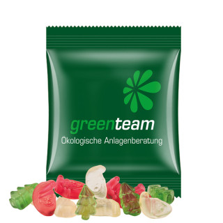 Minitüte 10 g mit Trolli Fruchtgummi - Weihnachtsmischung