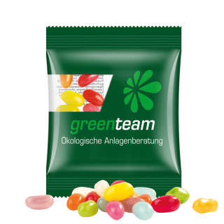 Minitüte 10 g, kompostierbare Folie transparent, American Style Jelly Beans