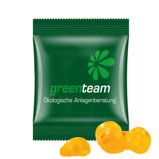 Minitüte 15 g, kompostierbare Folie weiß, Trolli Vitamin Fruchtgummi