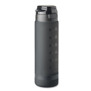 LEVEL Sport-Trinkflasche RPET 1L, schwarz
