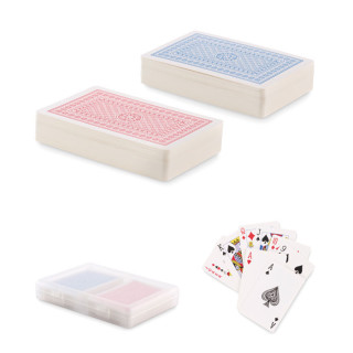 PLAYCARD Klassisches Spielkarten-Set, transparent