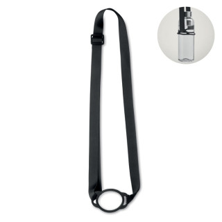 LANCUP Lanyard mit Getränkehalter, schwarz
