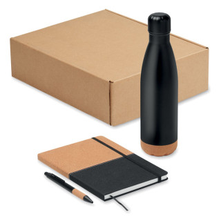CADEAU Geschenk-Set 3-teilig, schwarz