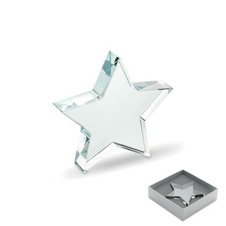 STARWARD Glas-Pokal Stern, transparent