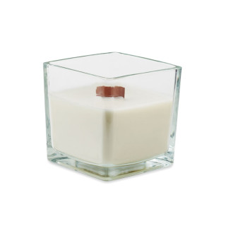 RIU Kerze aus Pflanzenwachs 600g, transparent