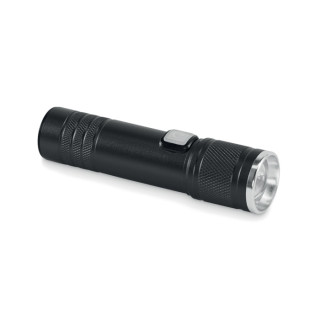 FLASHRA Wiederaufladbare Taschenlampe, schwarz