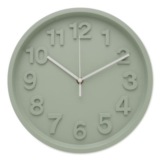MURO Wanduhr aus PP, mintgrün