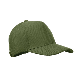 WALE Baseball Kappe 5 Panels Cord, armeegrün