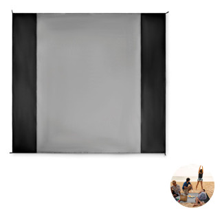 NOSAND Strandmatte 210T Polyester, schwarz